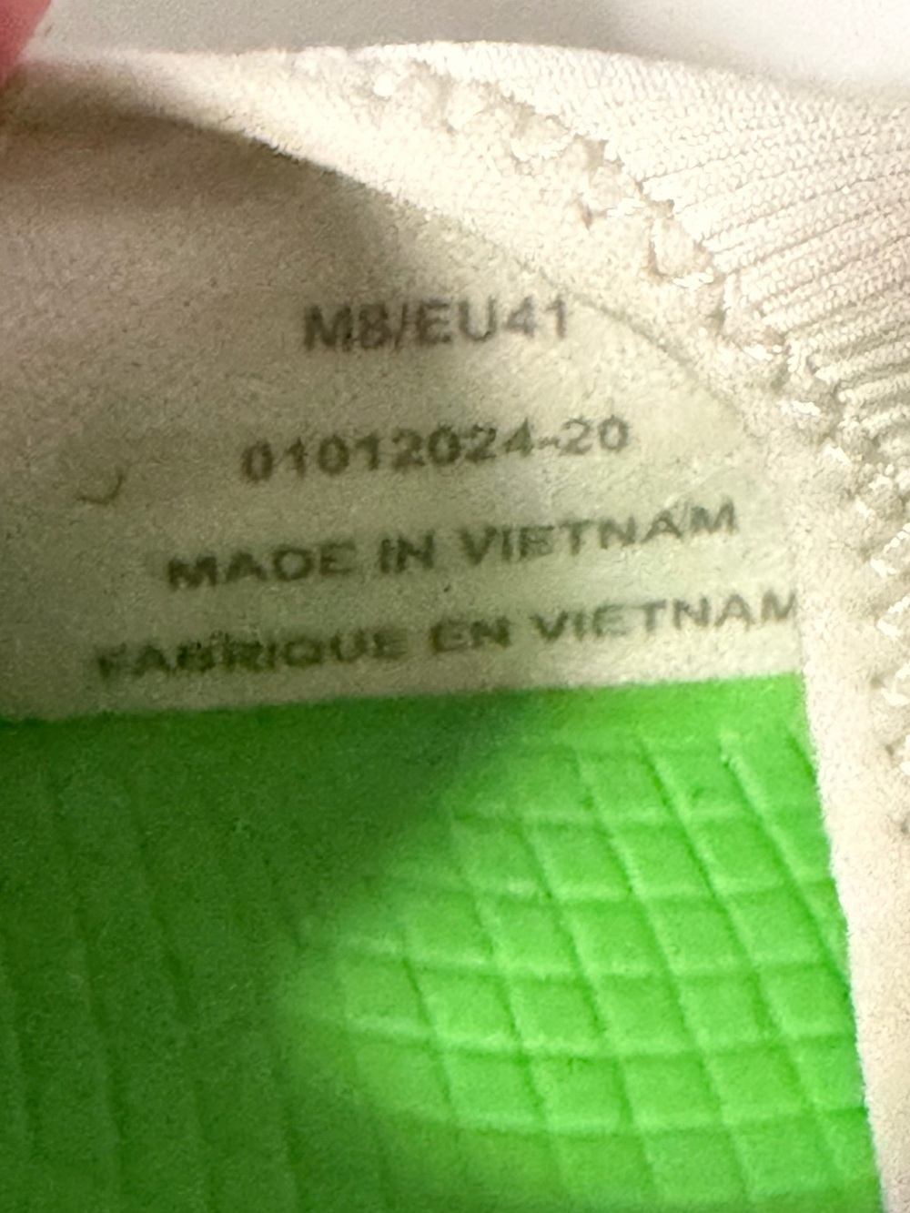 OOFOS Women's Slip-On Sneakers in Cream with Lime Green Accents - Picture 5 of 6